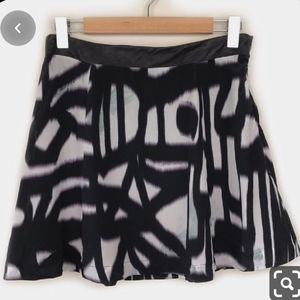 Kookai silk A line skirt